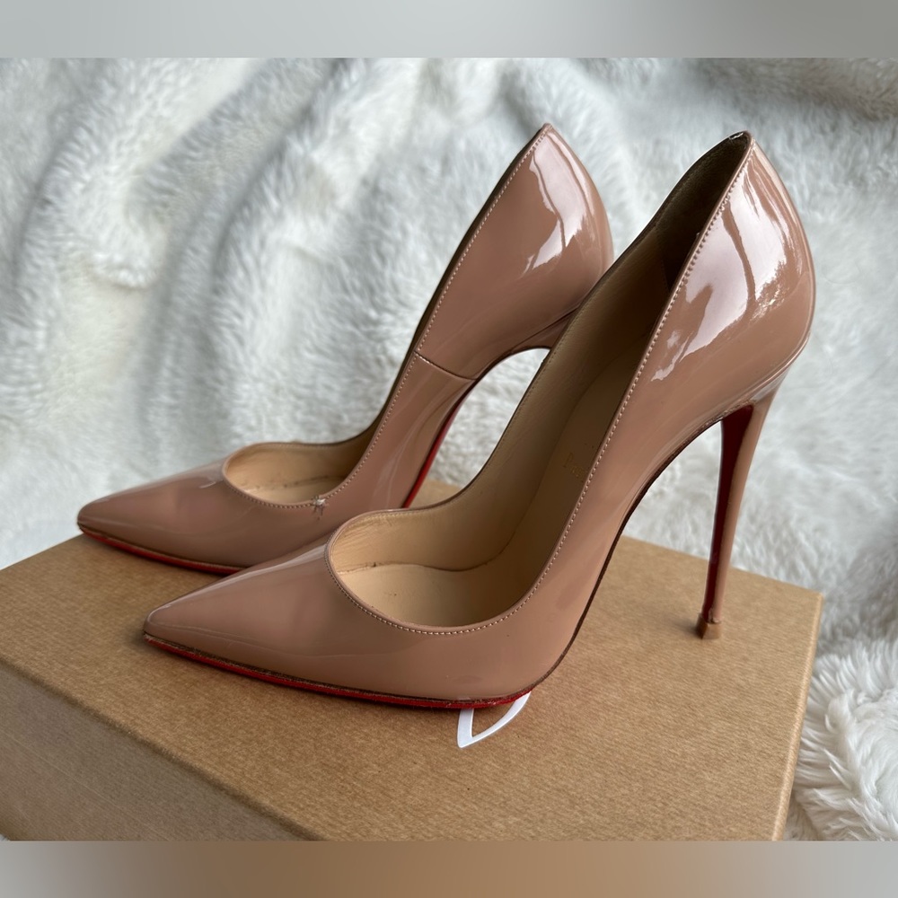 Christian Louboutin So Kate 120 mm in Nude colour - Picture 4 of 10
